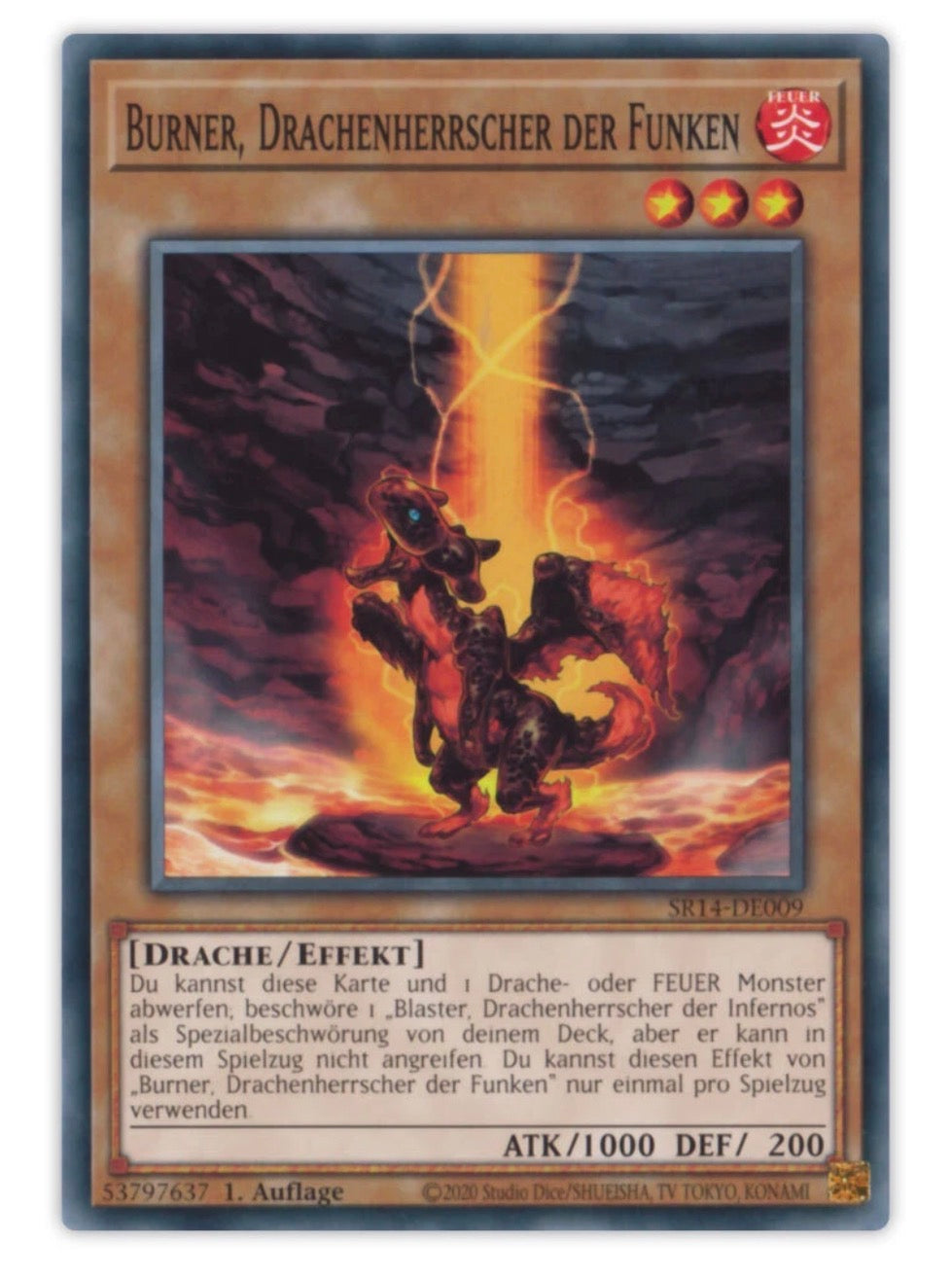 SRI4-DE009 Burner, Drachenherrscher der Funken