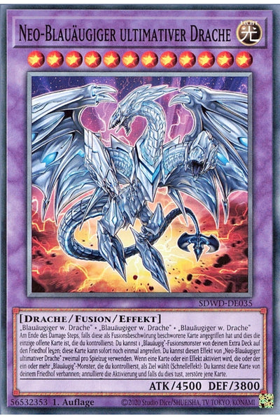 SDWD-DE035 Neo-Blauäugiger ultimativer Drache Common