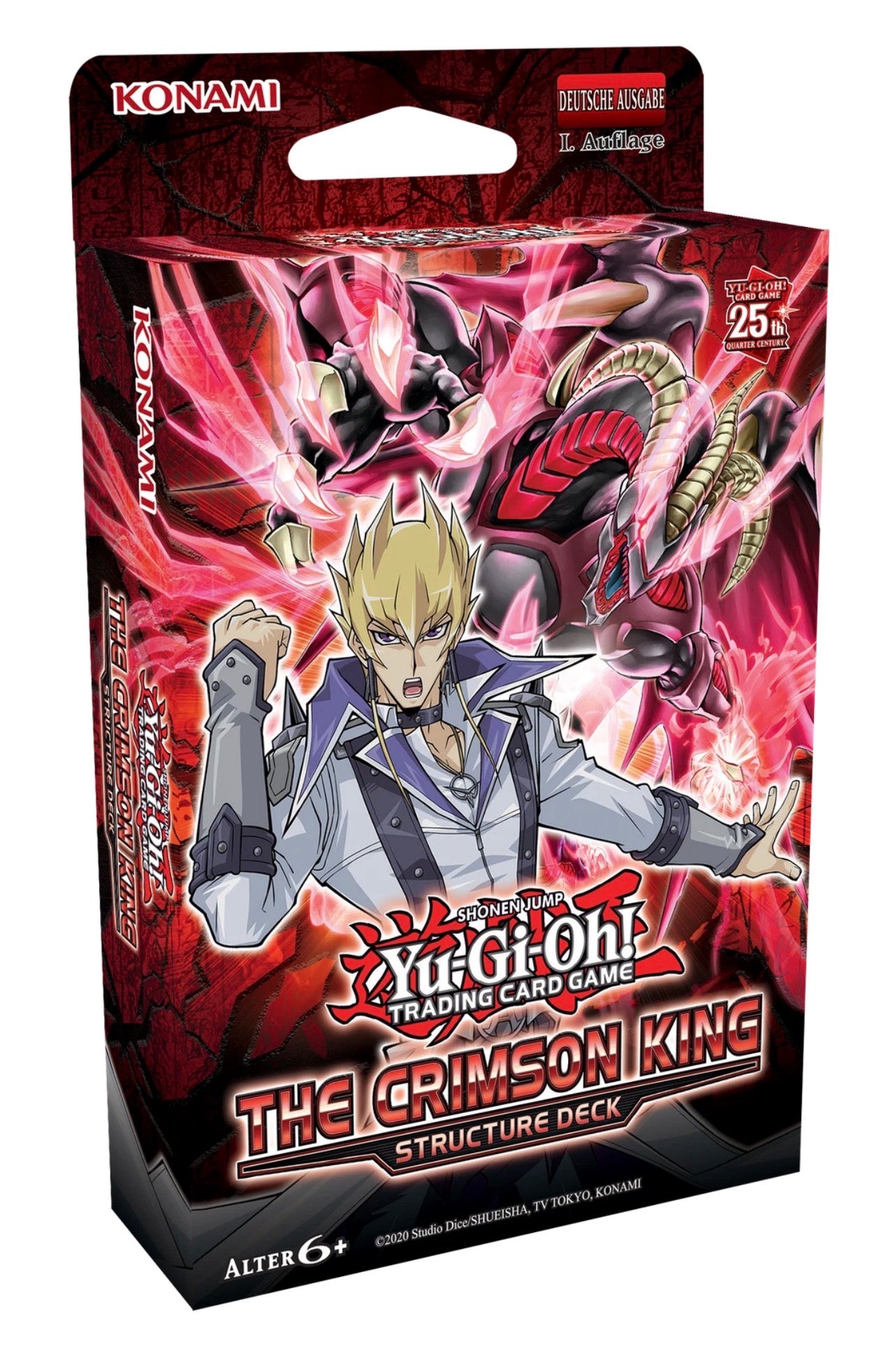 Yu-Gi-Oh! - Structure Deck: The Crimson King Jack Atlas Display (8 Decks) - DE