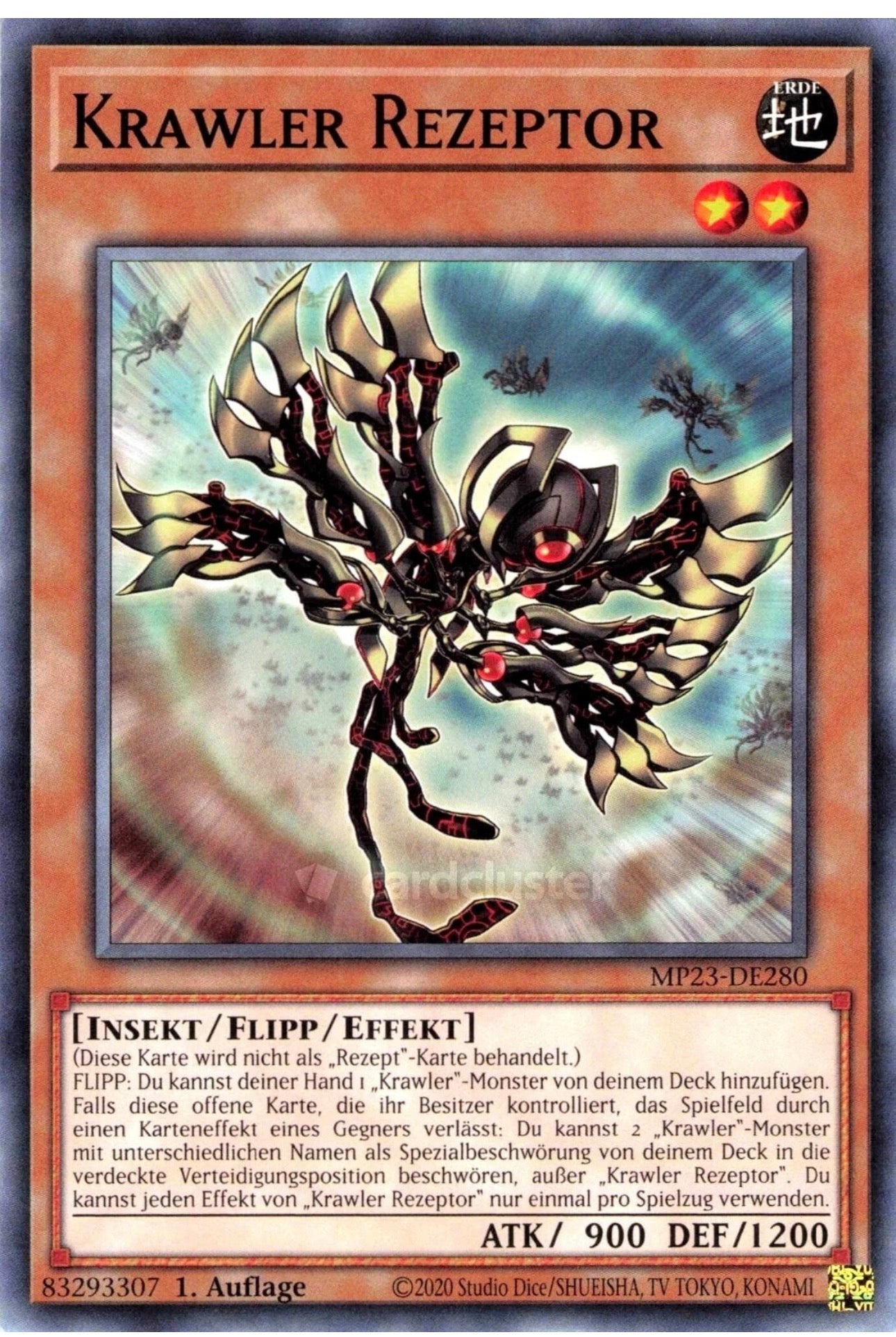 Yu Gi Oh! Krawler Rezeptor Mp23-DE280 Common